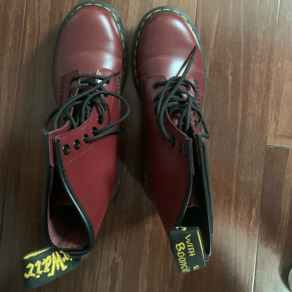 Cherry red Doc Martens